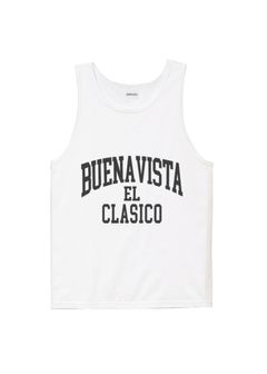 【ラスト1点】BV college tanc (WHITE) / カレッジ ロゴ タンクトップ