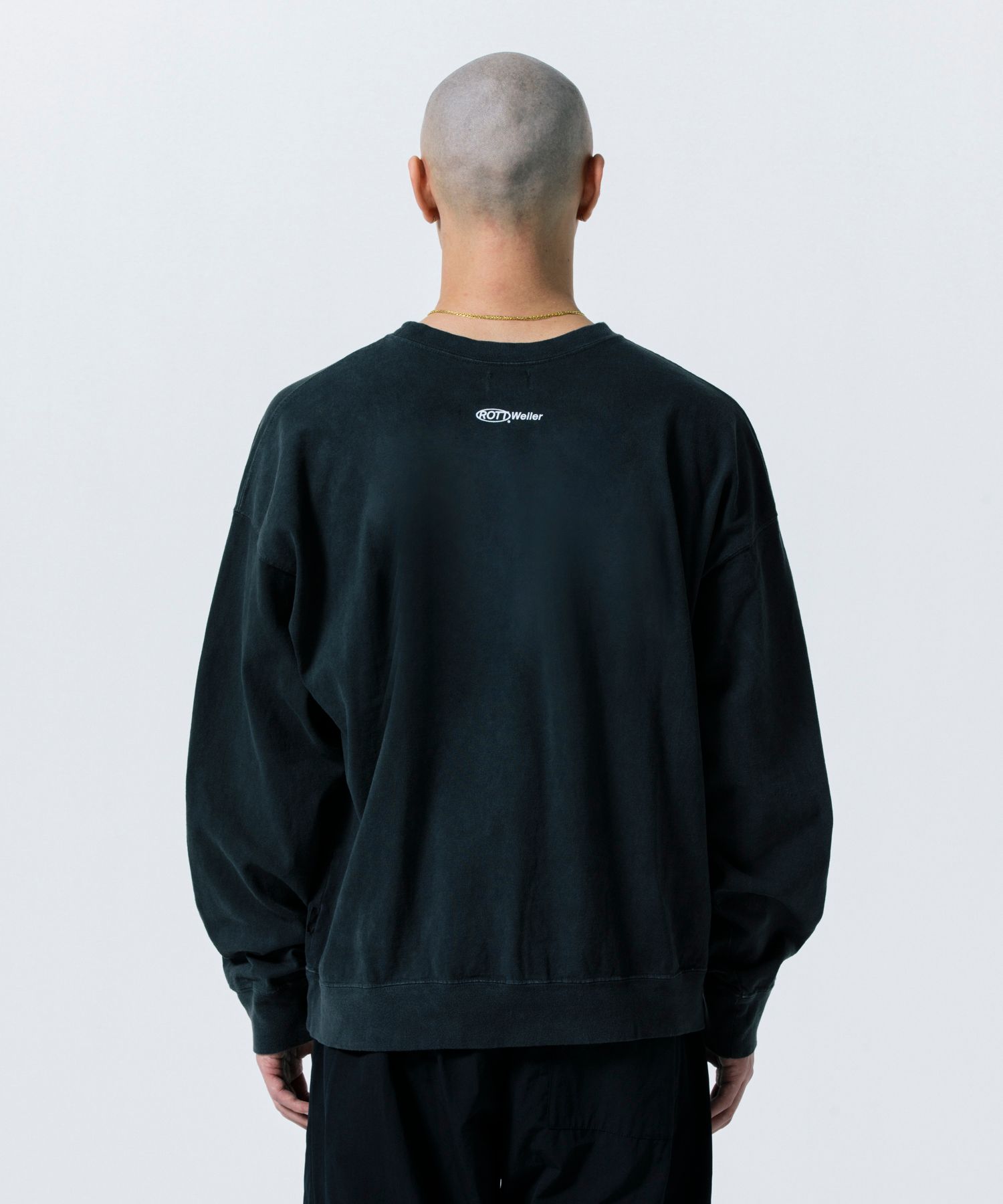 PIG RW SWEATER (BLACK) / オリジナル ピグメント スウェット