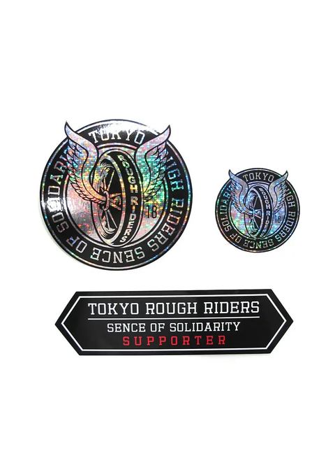 ×NEIGHBORHOOD T.R.R STICKER (BLACK) / ×ネイバーフッド TOKYO ROUGH RIDERS ステッカー
