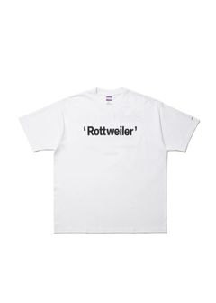 RW TEE (WHITE) / ロゴ プリント Tシャツ