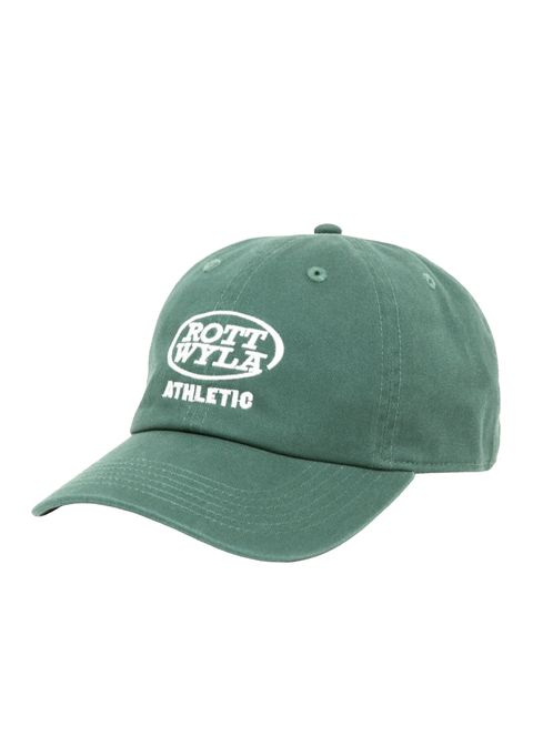 ATHLETIC CAP (GREEN) / ロゴ刺繍 ダッド キャップ。