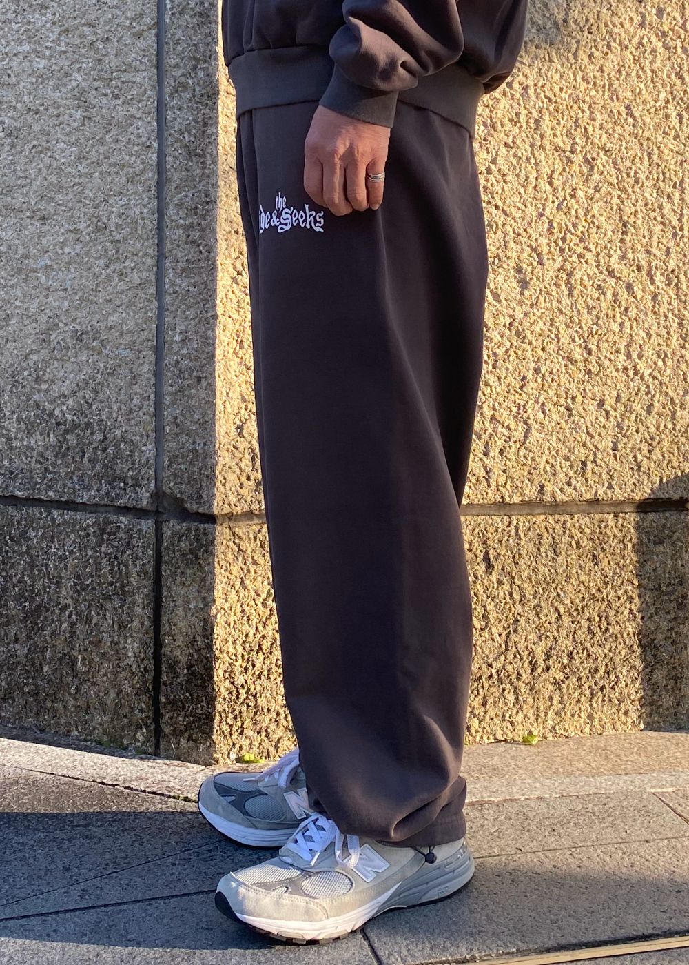 The H&S Sweat Pants (CHARCOAL GRAY) / 西浦徹 コラボ スウェット パンツ