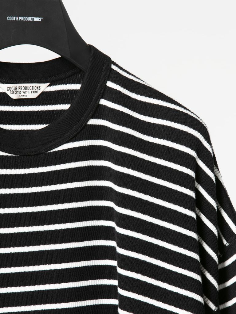 HEAVY THERMAL BORDER L/S TEE、PLAIN CUT-OFF CREWNECK SWEATSHIRT / COOTIEの新作カットソーが人気です。