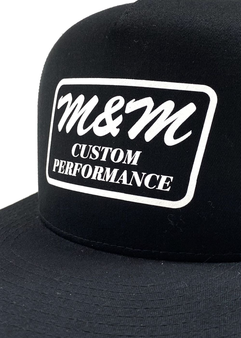 Classic Trucker Mesh Cap (BLACK) / ロゴ プリント メッシュキャップ