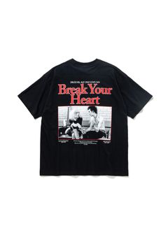 S/S PRINTED TEE "A.COX" (BLACK) / フォト プリント Tシャツ
