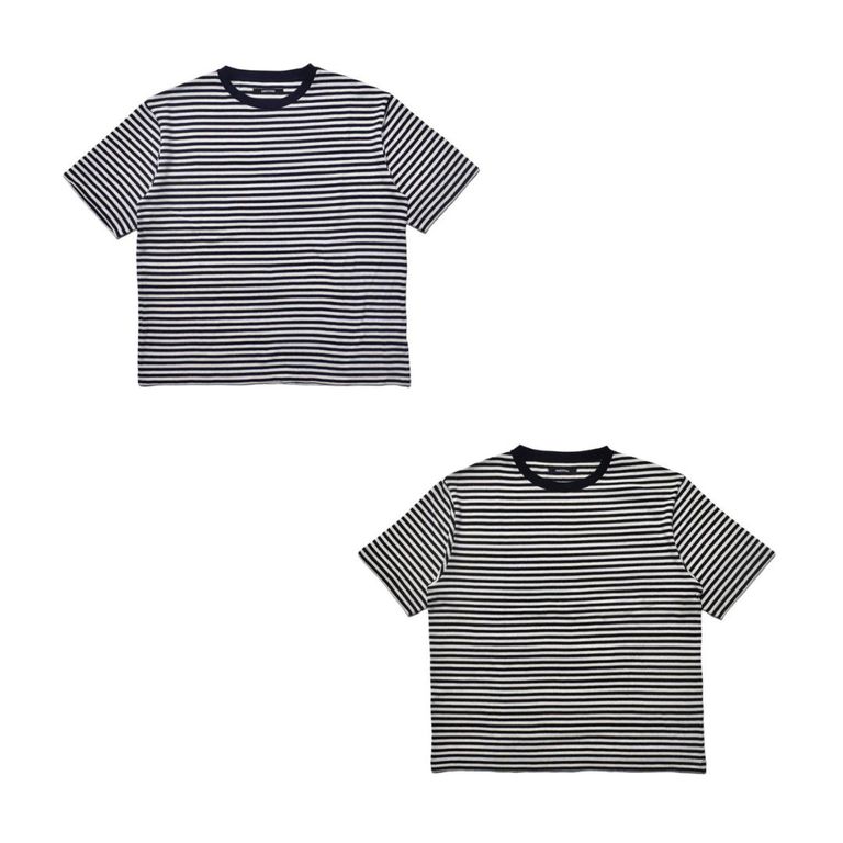 MINEDENIM 新作販売告知 / インナー使いに便利なボーダーTeeは着心地抜群。