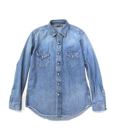 DENIM WESTERN SH USD (LUD) / デニムウエスタンシャツ