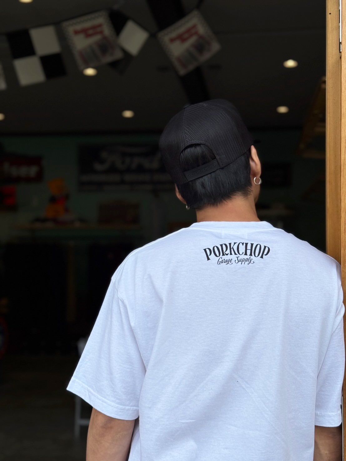 PORK STORE TEE (WHITE) / ポーク ストア Tシャツ