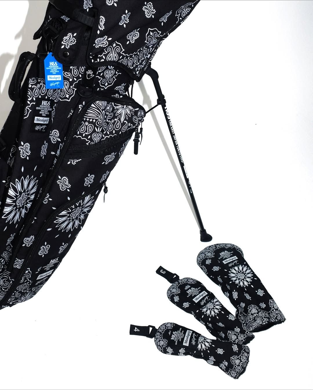 × MasdaGolf × KenYahagi Golf HEAD COVER Fairway Wood (BLACK) / ×マスダゴルフ ×おぎやはぎ / 矢作兼  コラボ ゴルフ ヘッドカバー (フェアウェイウッド)