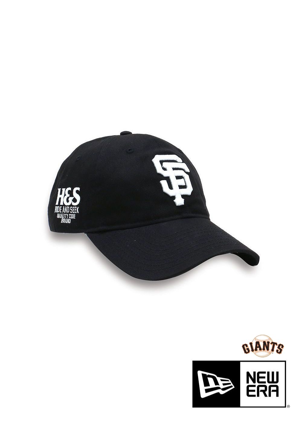 HIDE AND SEEK - ×NEWERA / SAN FRANCISCO GIANTS CAP (BLACK) / ニューエラ コラボベースボール キャップ | LOOPHOLE