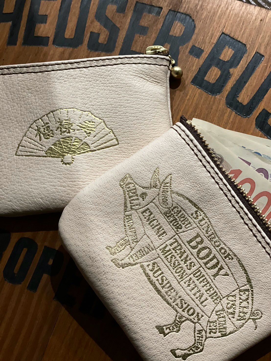 NEW BIKER WALLET (BLACK×SILVER) / 福禄寿 コラボ ウォレット