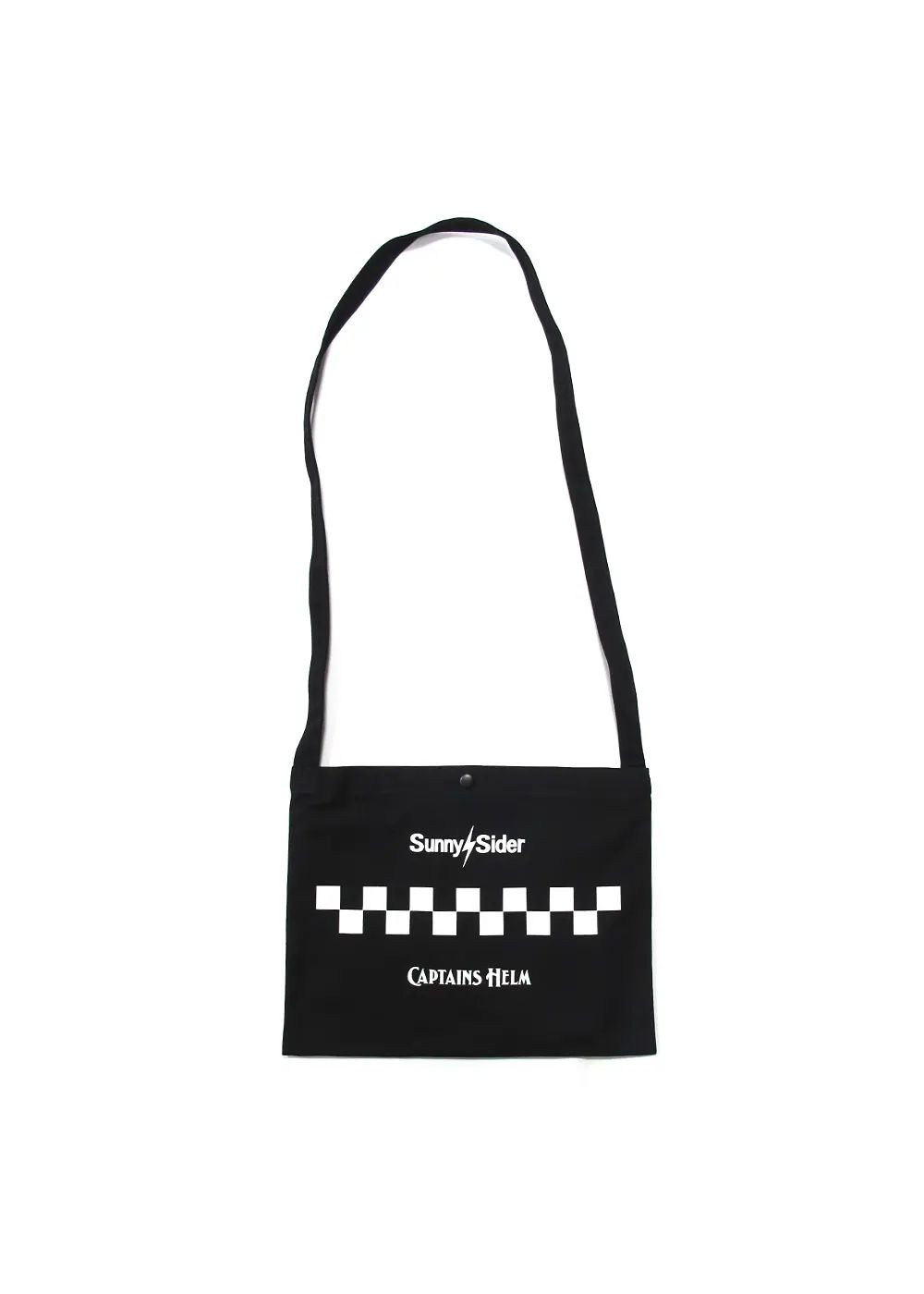 ×SUNNY C SIDER CHECKER SACOCHE (BLACK) / サニーシーサイダー コラボチェッカーロゴサコッシュ