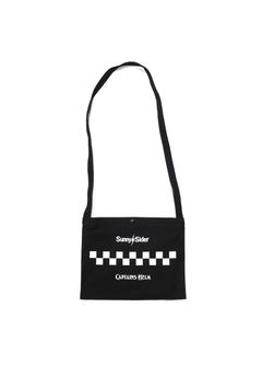 ×SUNNY C SIDER CHECKER SACOCHE (BLACK) / サニーシーサイダー コラボチェッカーロゴサコッシュ
