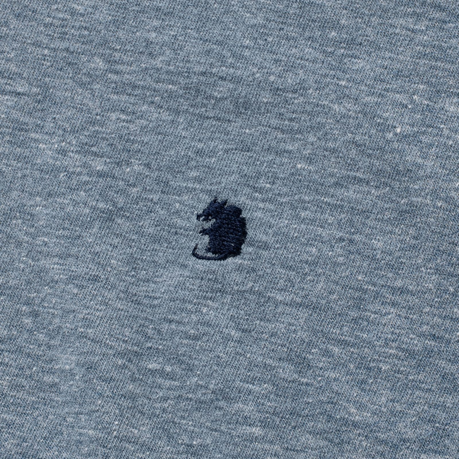 TRIM TEE (HEATHER NAVY) / トリム Tシャツ