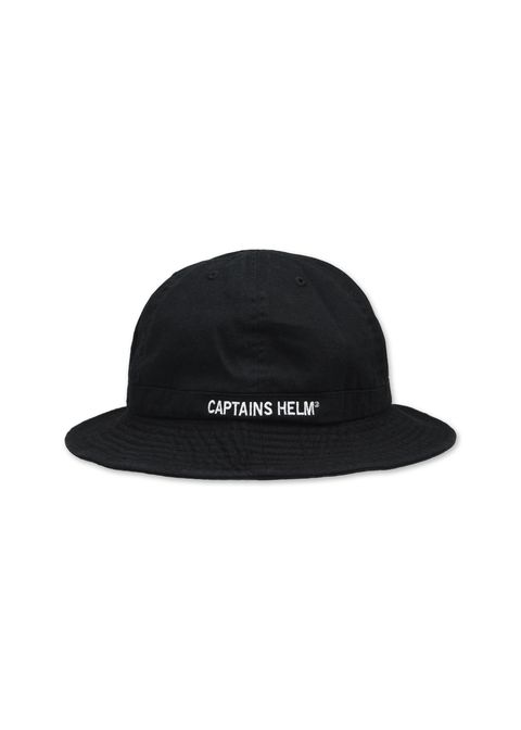 TRADEMARK LOGO BALL HAT (BLACK) / ロゴ刺繍 ボール ハット