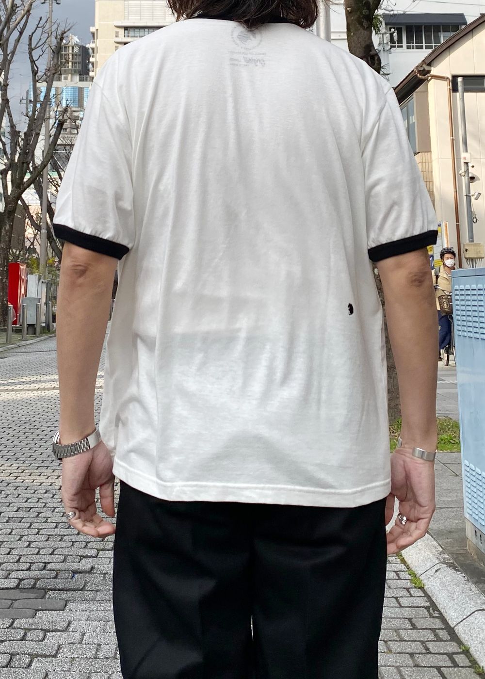 TRIM TEE (WHITE) / トリム Tシャツ