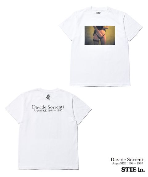 Stie-lo×Davide Sorrenti Unknown Nude T-SH (WHITE) / ×ダヴィデ・ソレンティ×スティーロ コラボフォトT
