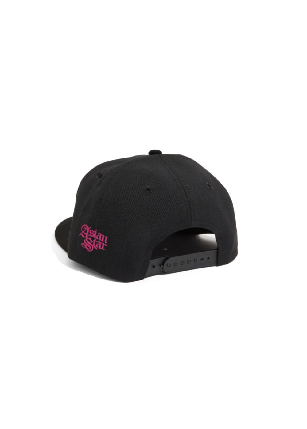 × ASIAN STAR SLOW&SEXY Baseball CAP (BLACK/PINK) / エイジアンスター コラボ 刺繍ロゴ ベースボールキャップ