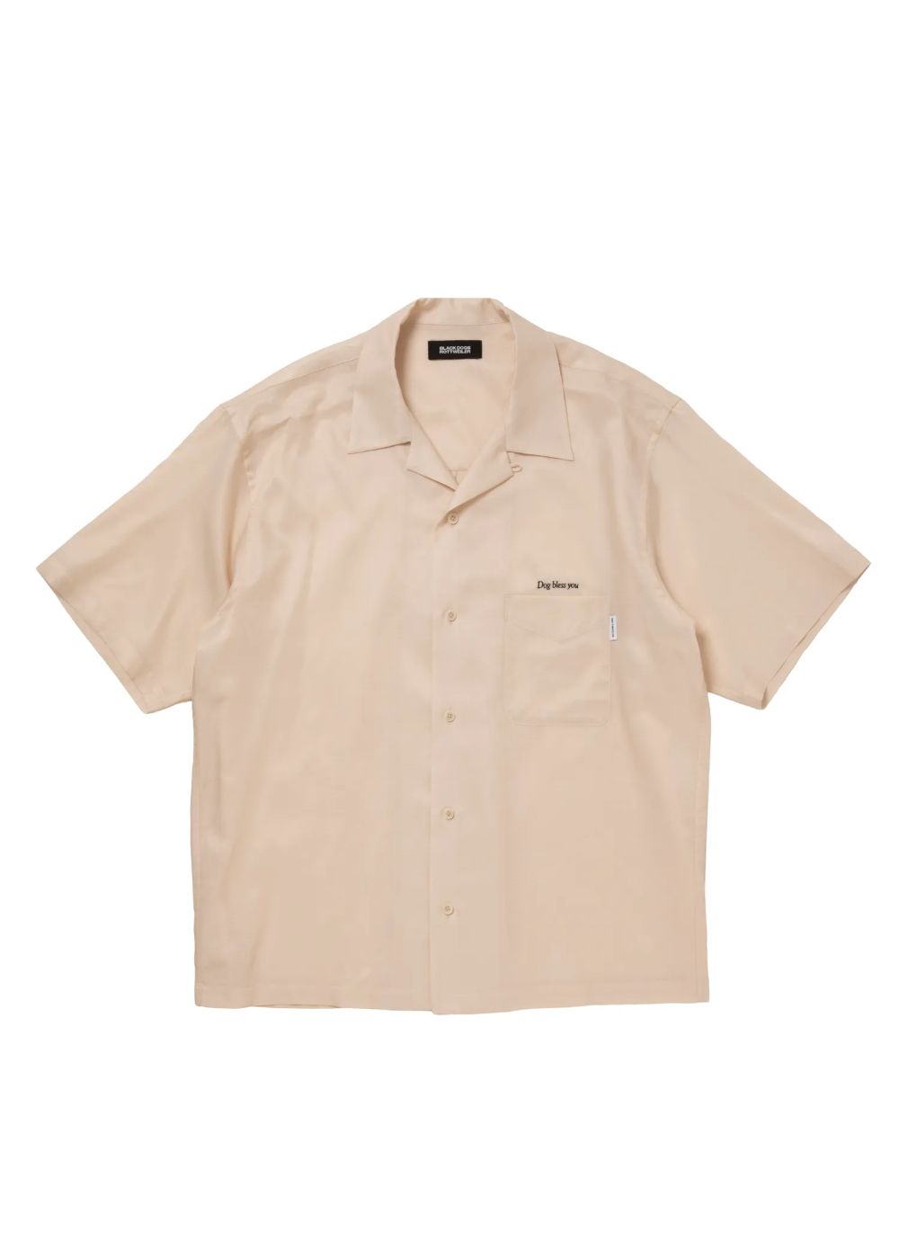 R9 BOWLER SS SHIRT (IVORY) / オープンカラー シャツ
