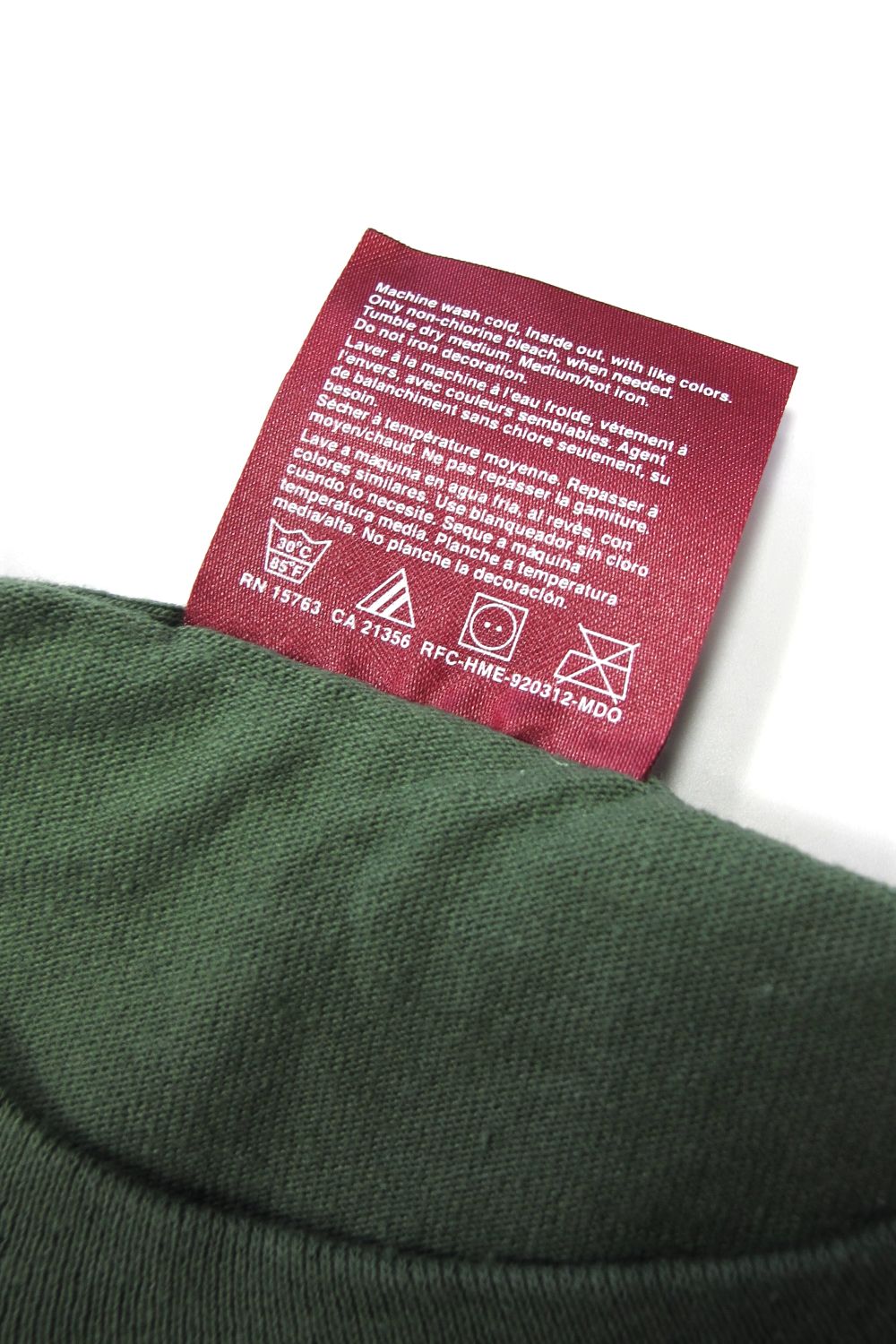 HIDE AND SEEK - × SKOLOCT L/S Tee-1 (OLIVE DRAB