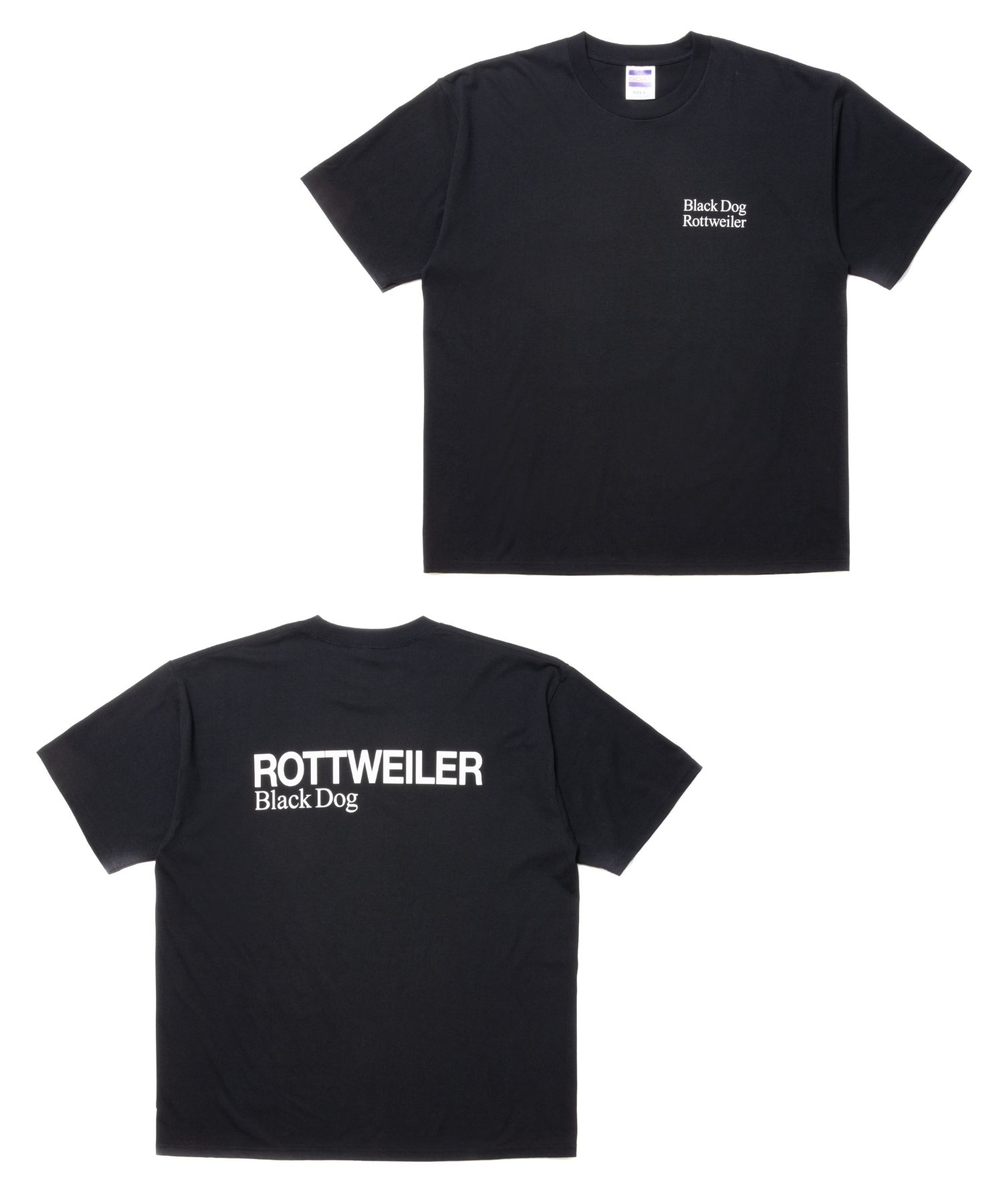 ROTTWEILER - 2 LINE TEE (WHITE) / プリントT | LOOPHOLE