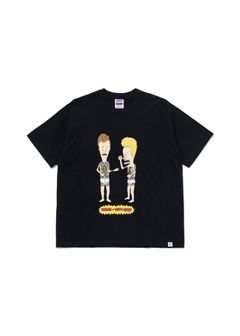 S/S PRINT T "TATTOO" (BLACK) / ビーバス&バットヘッド コラボ Tee