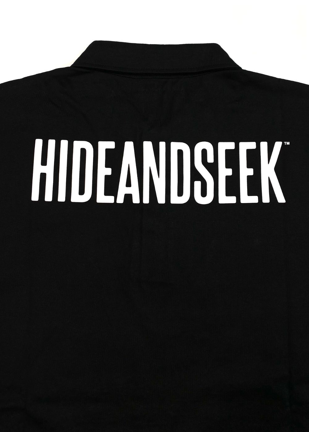 hide and seek ポロシャツ HIDE AND SEEK ハイドアンドシーク ポロシャツ ブラック L