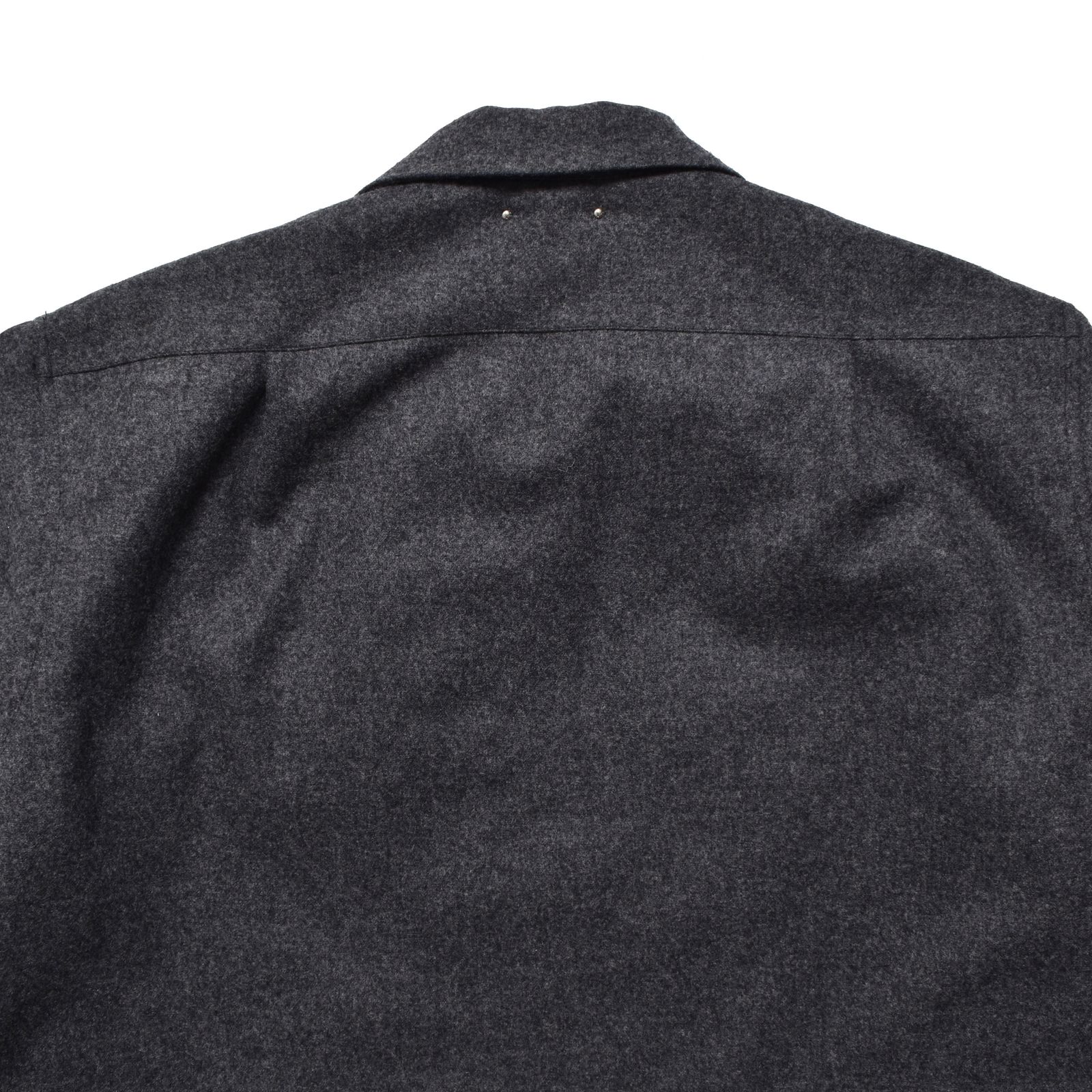 PENDLETON Wool Quiltliner Open Collar SH (GRY) / ペンドルトン コラボ オープンカラー ウール シャツ ジャケット