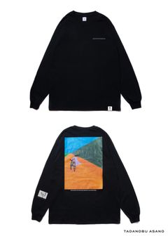 × Tadanobu Asano BICYCLE LS TEE (BLACK) / 浅野忠信 コラボロンT (バイシクル)
