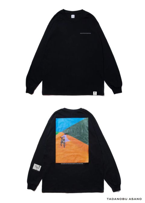 × Tadanobu Asano BICYCLE LS TEE (BLACK) / 浅野忠信 コラボロンT (バイシクル)