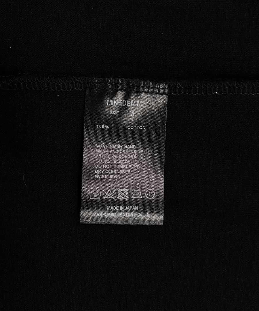 Monochrome Two tone Face Crewneck T-SH  (BLK) / オリジナル プリント Tシャツ