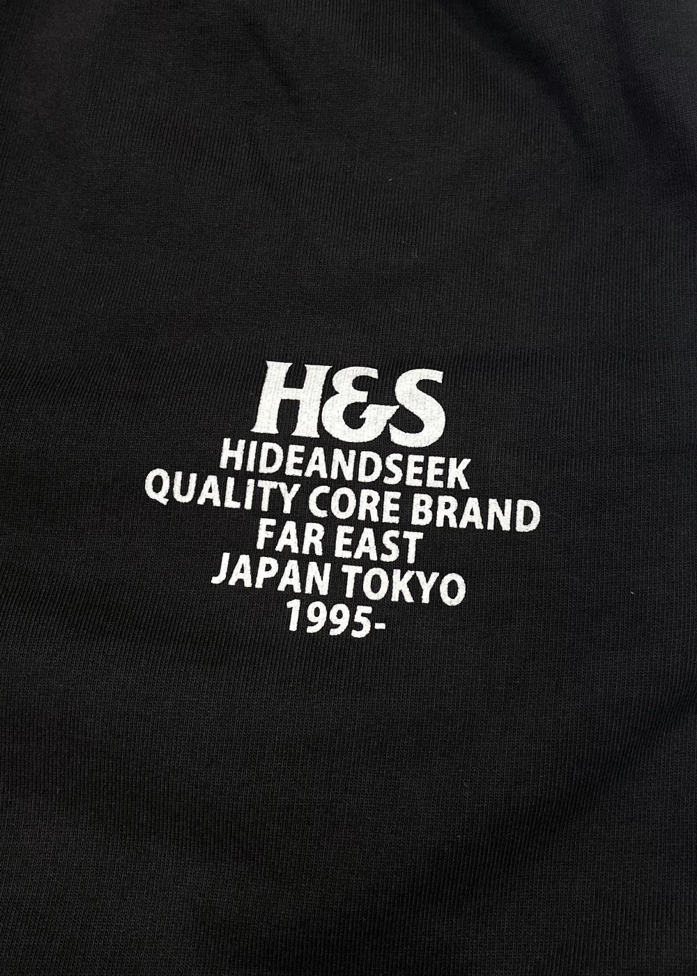 H&S Hooded Sweat Shirt (BLACK) / オリジナル セットアップスウェット パーカー / セットアップ可能