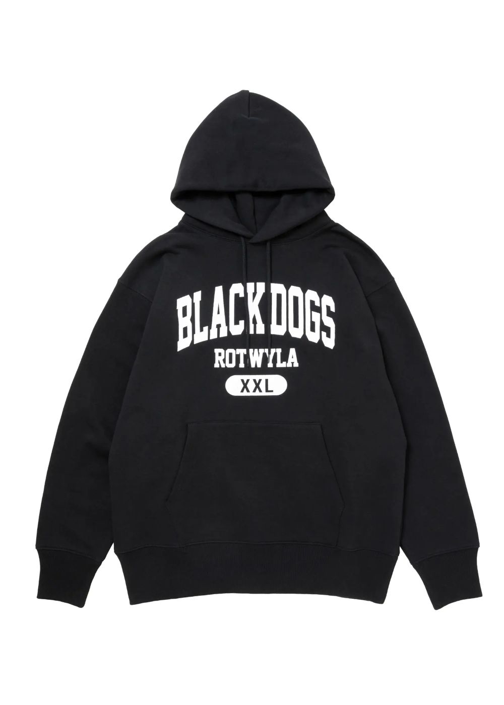 【ラスト1点】BD XXL PARKA (BLACK) / プリント スウェットパーカー