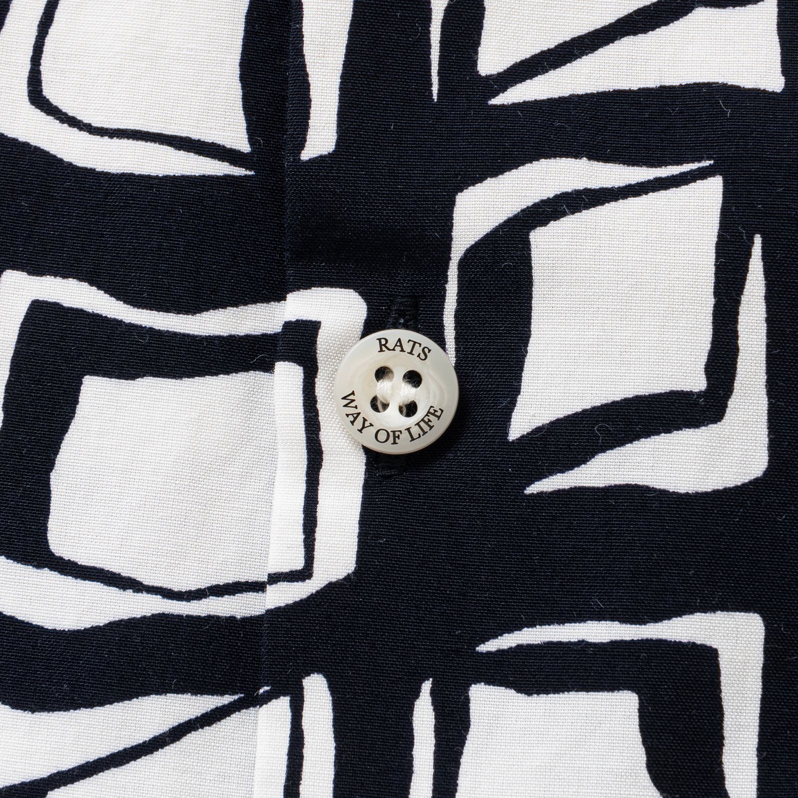 ATOMIC S/S SHIRT (NAVY) / アトミック柄 アロハ シャツ