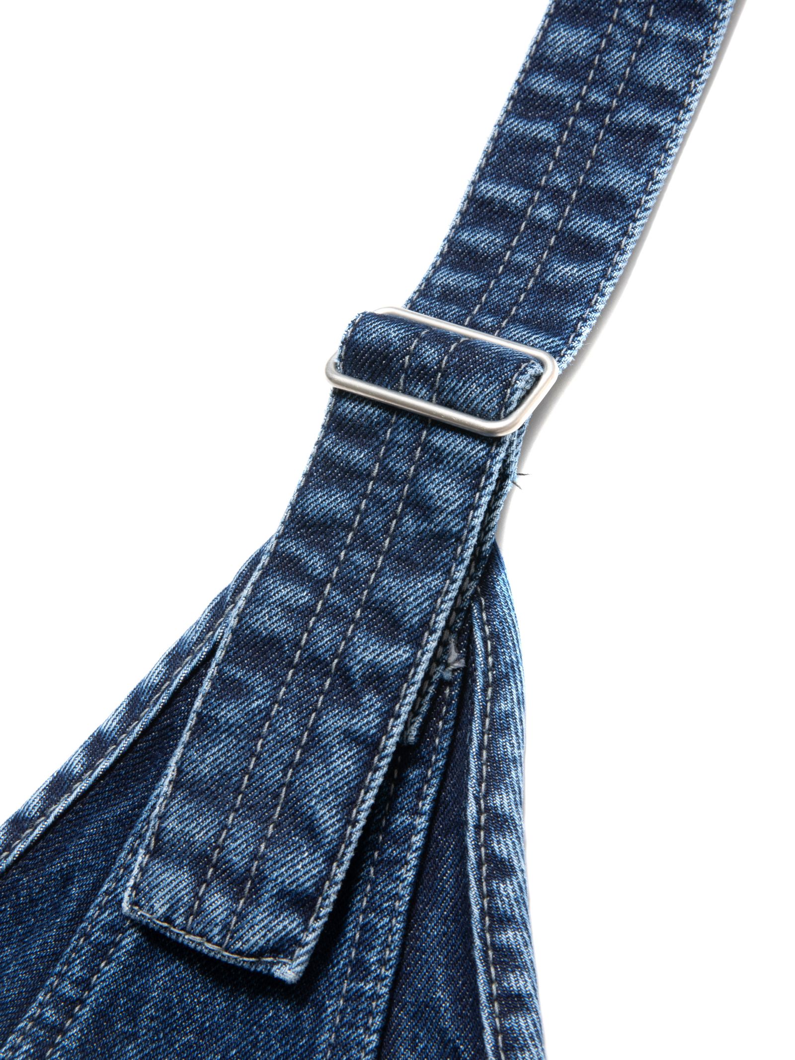 COOTIE PRODUCTIONS - Denim Sling Bag (INDIGO FADE) / デニム スリング バッグ | LOOPHOLE