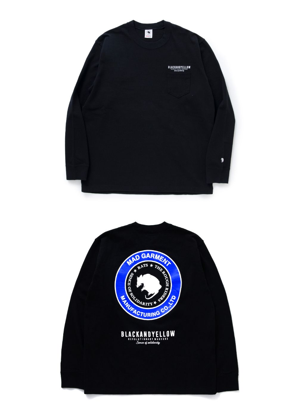 RATS - 2WHEEL L/S (NAVY) / 2WHEEL ロンT | LOOPHOLE