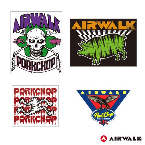 AP STICKER SET / ×AIRWALK コラボ ステッカーセット