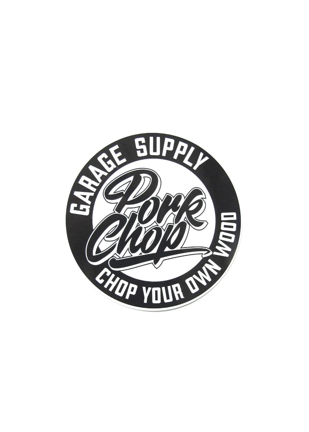 CIRCLE SCRIPT STICKER (BLACK) / サークルスクリプトステッカー