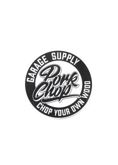 CIRCLE SCRIPT STICKER (BLACK) / サークルスクリプトステッカー
