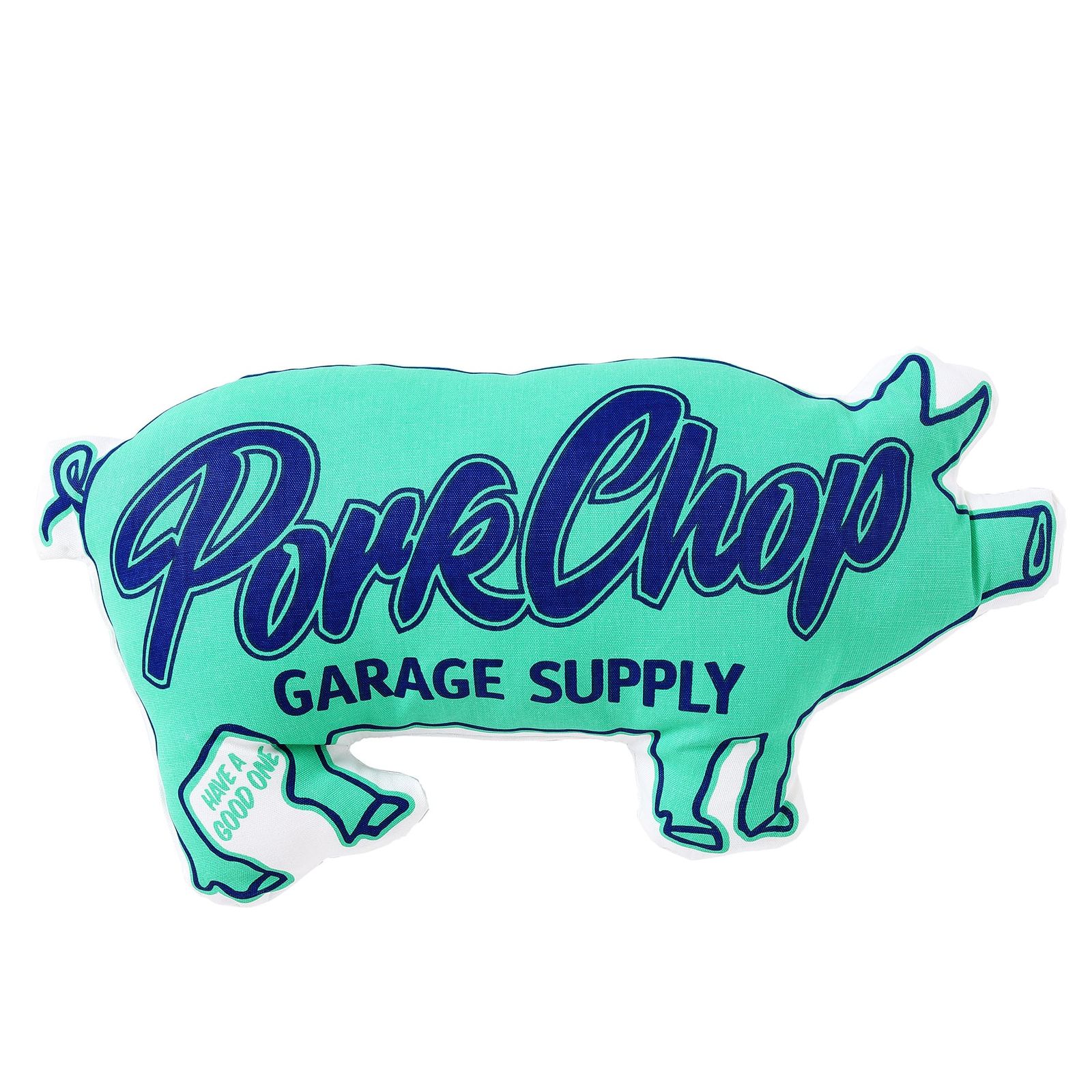 PORKCHOP GARAGE SUPPLY - PORK CUSHION (LIGHT GREEN / NAVY