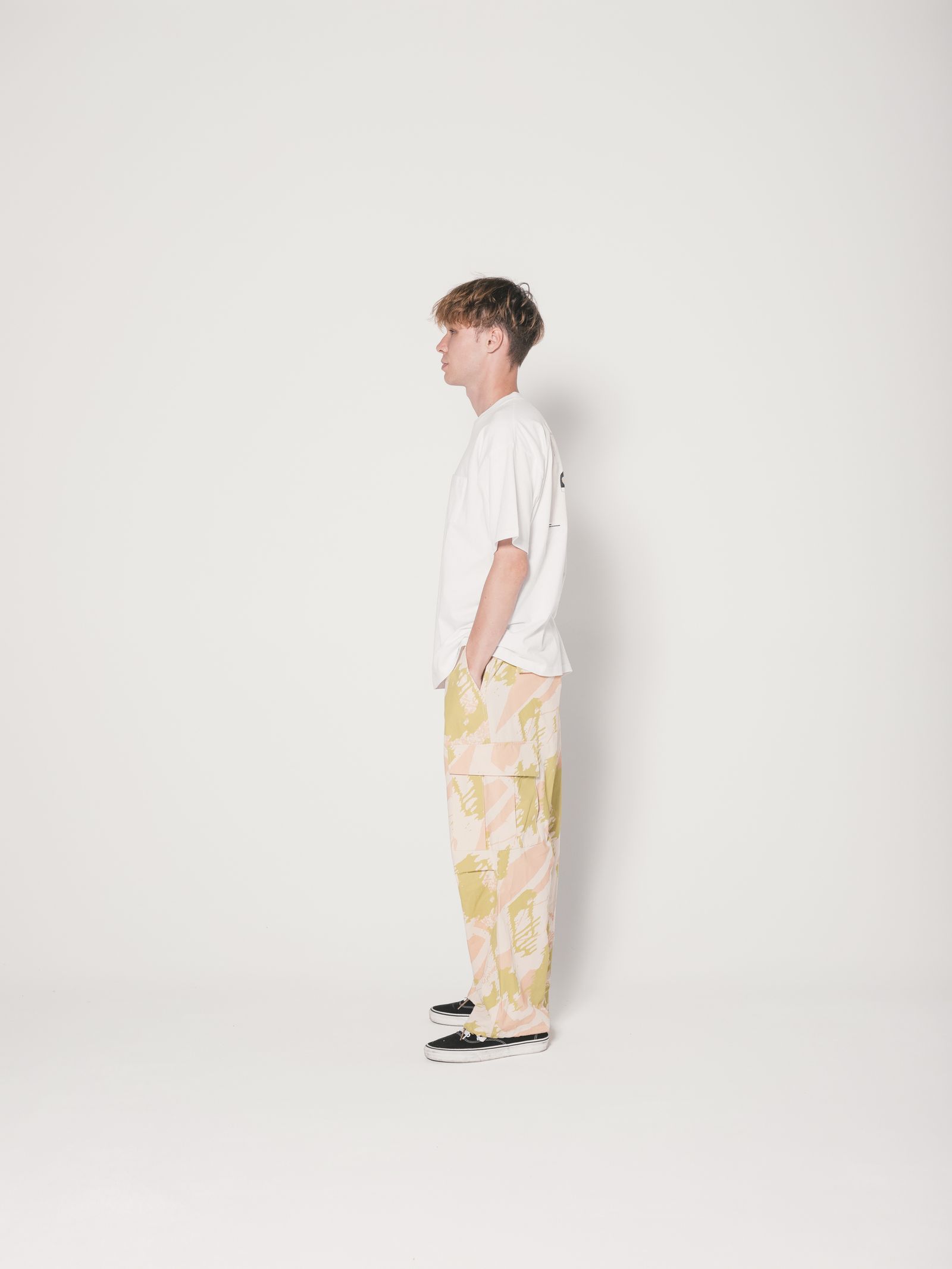 S/S POCKET TEE "LID" (WHITE) / ×YUTA YAMANO コラボ Tシャツ