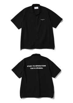 COACH SHIRT (BLACK) / コーチ シャツ