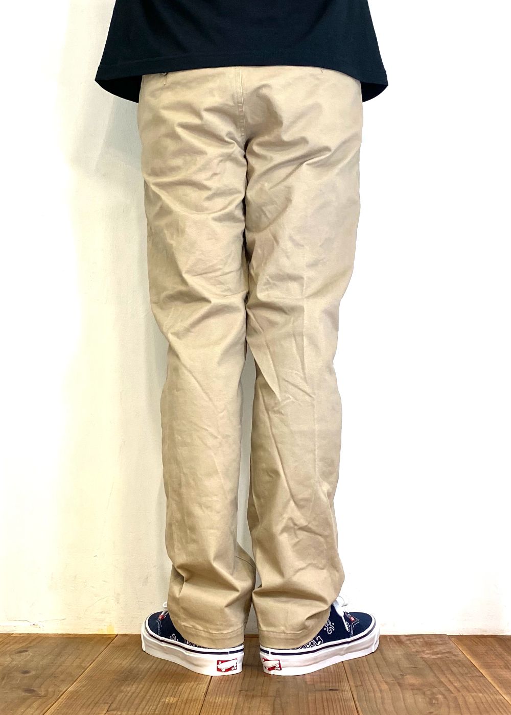 CHINO L/L PANTS SLIM (BEIGE) / スリムタイプ チノ パンツ