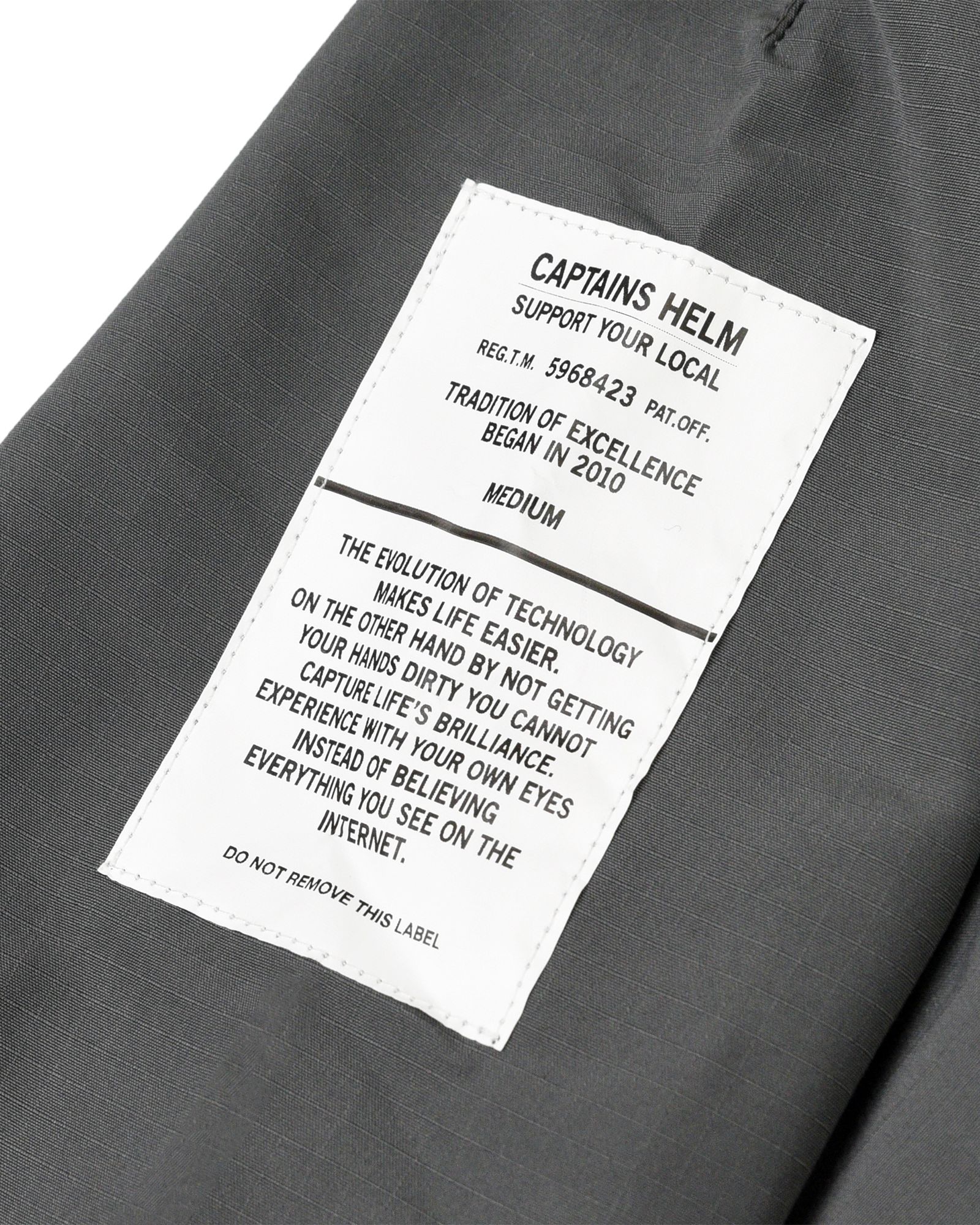 MIL SEEKERS NYLON JACKET (GRAY) / リップストップ ナイロン トラック ジャケット / セットアップ可能