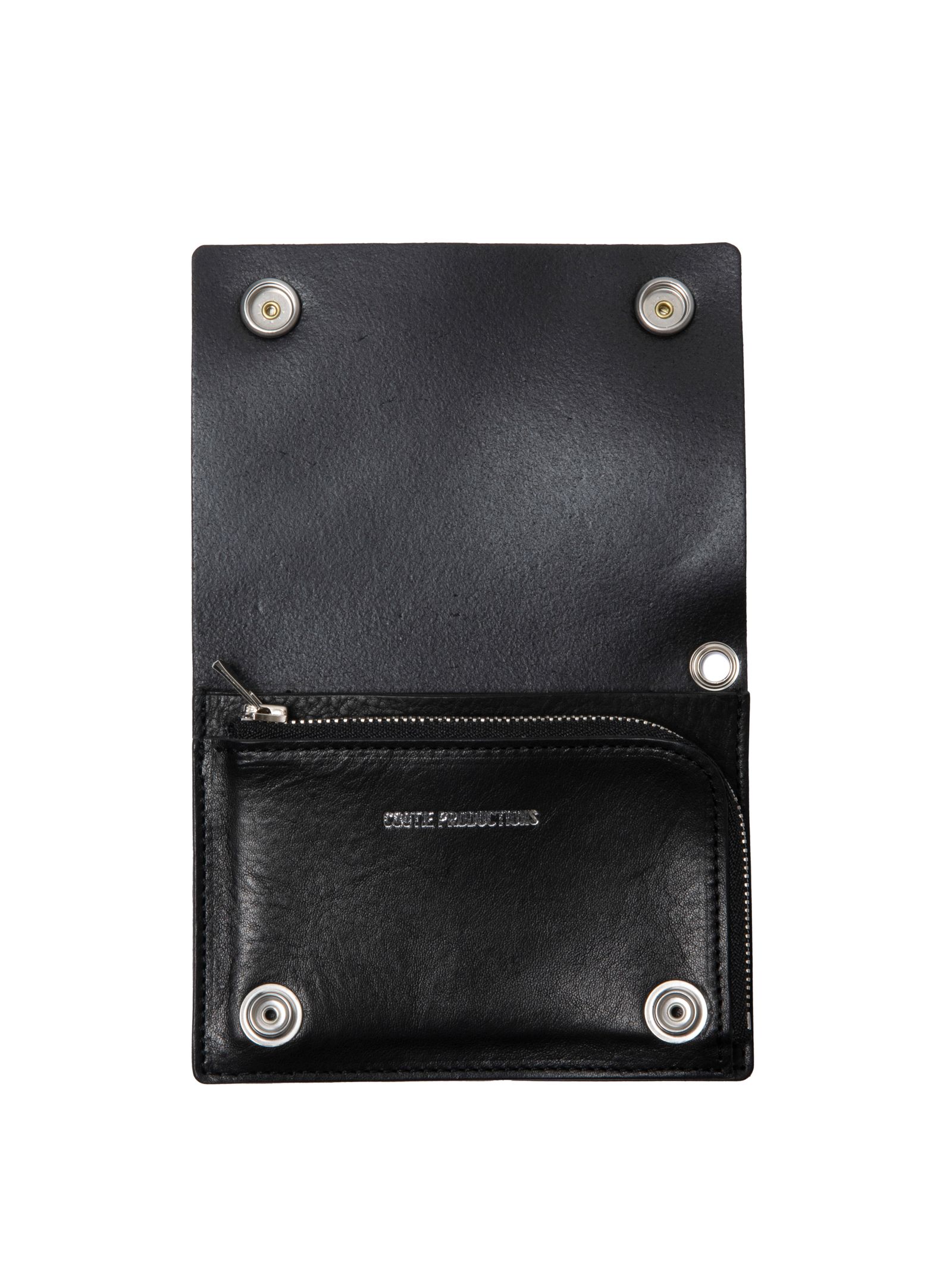 COOTIE PRODUCTIONS - Leather Trucker Wallet (BLACK) / レザー トラッカー ウォレット |  LOOPHOLE