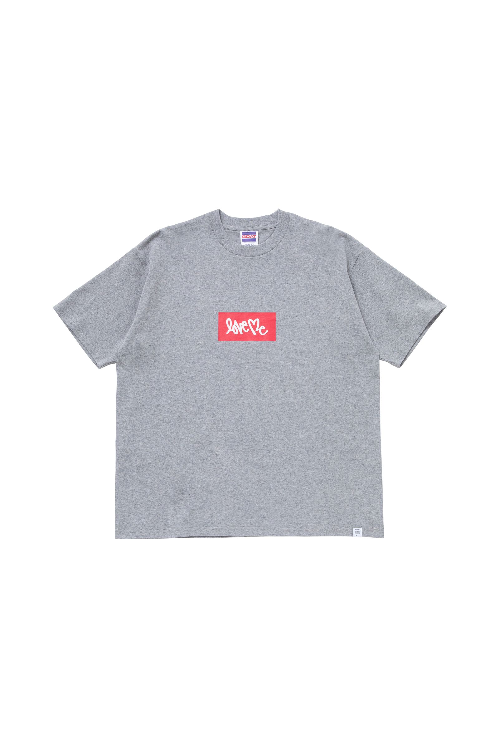 S/S LOVE ME LOGO TEE "HARBOUR" (GRAY) / カーティス・クリグ コラボ Tee