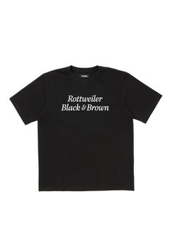R9 B&B SS TEE (BLACK) /  オリジナル ロゴプリント Tシャツ