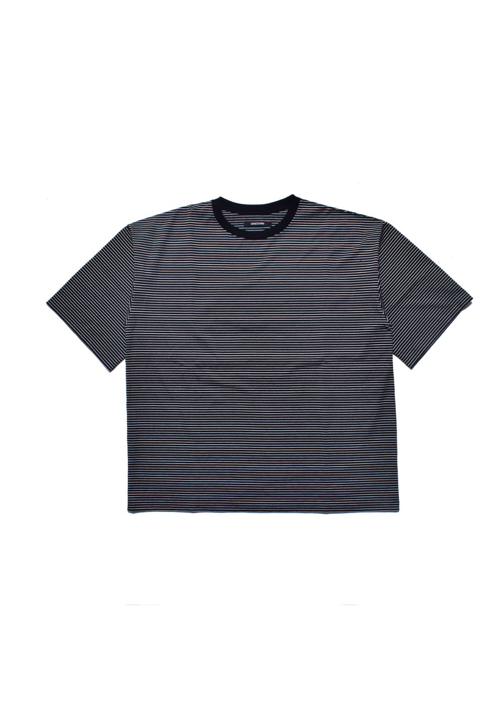 Micro Border Loose Crewneck T-SH (BLT) / オリジナル ボーダー ワイド Tシャツ