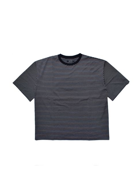 Micro Border Loose Crewneck T-SH (BLT) / オリジナル ボーダー ワイド Tシャツ
