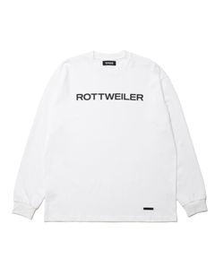R9 LOGO LS TEE (WHITE) /  オリジナル Tシャツ